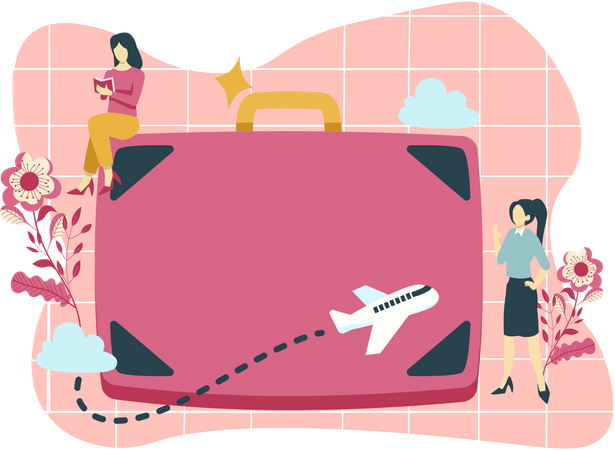 Travel luggage  Illustration