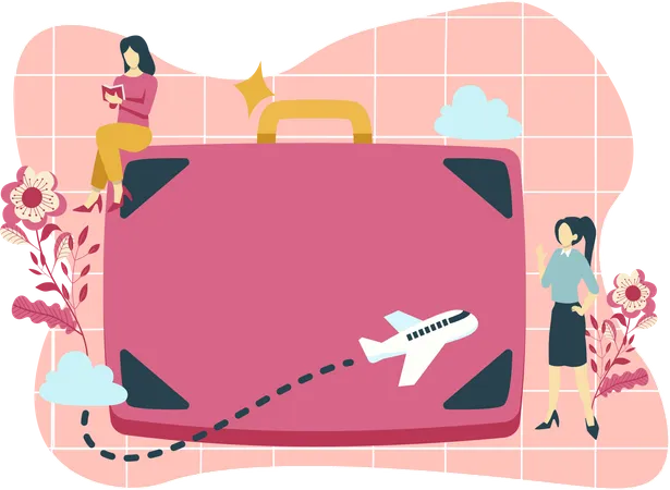 Travel luggage  Illustration