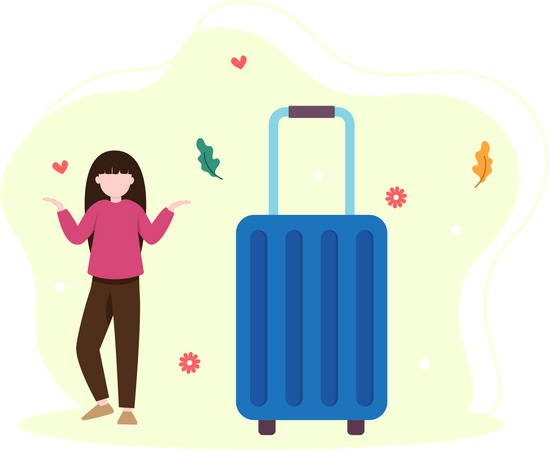 Travel luggage  Illustration