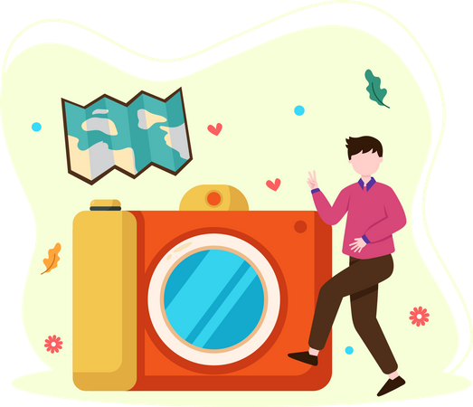 Travel memories  Illustration