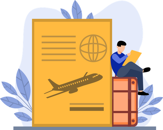 Travel packing  Illustration