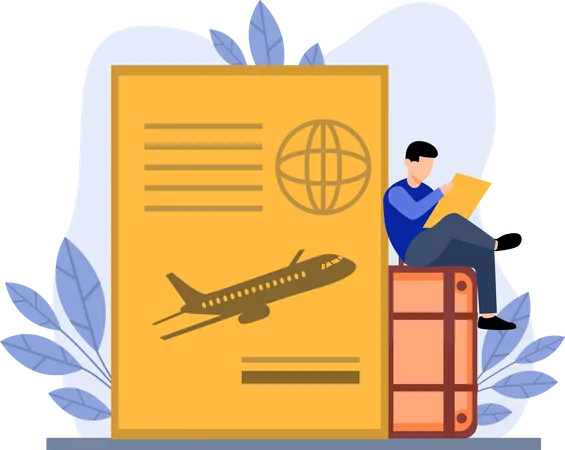Travel packing  Illustration