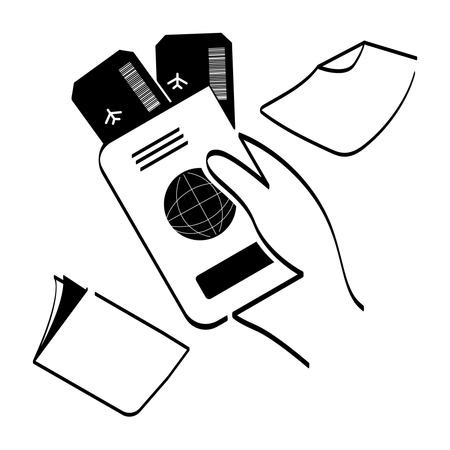 Travel passport  Illustration