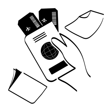 Travel passport  Illustration