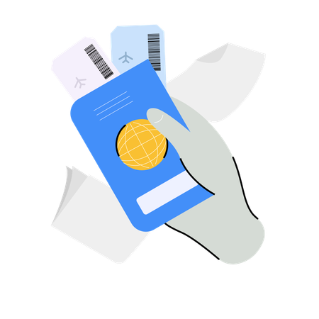 Travel passport  Illustration