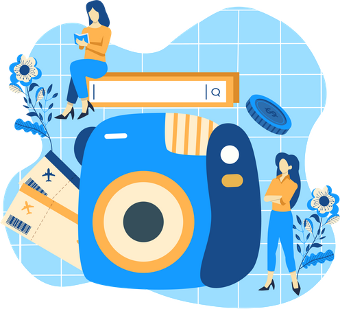 Travel Photo  Illustration