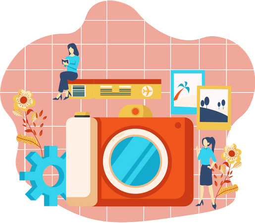 Travel photography  Illustration