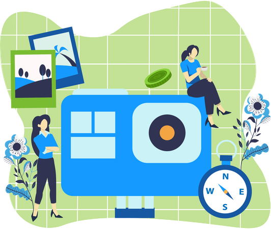 Travel photography  Illustration