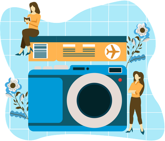 Travel photography  Illustration
