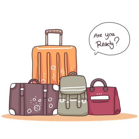 Travel suitcase Illustration