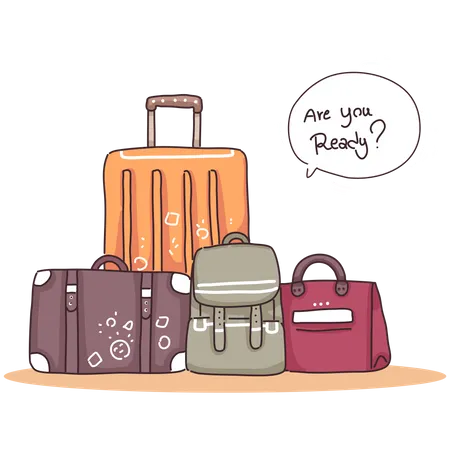 Travel suitcase Illustration