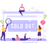illustrations for ticket sold out