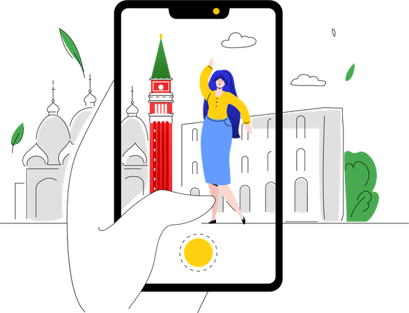 Travel to Italy  Illustration