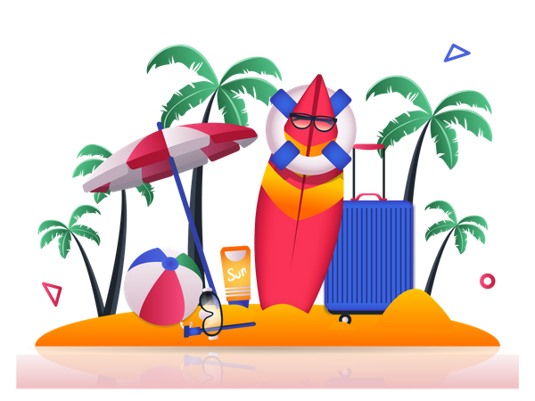 Travel Vacation Illustration