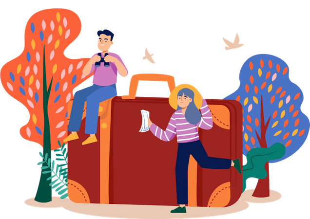 Travel vacation  Illustration