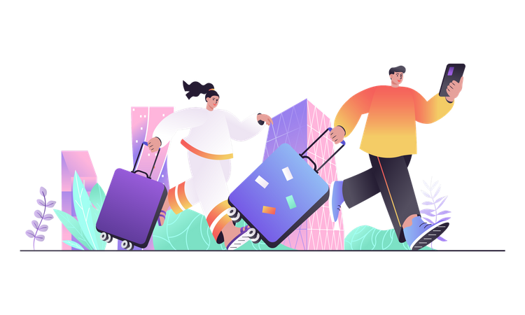 Travel Vacation  Illustration