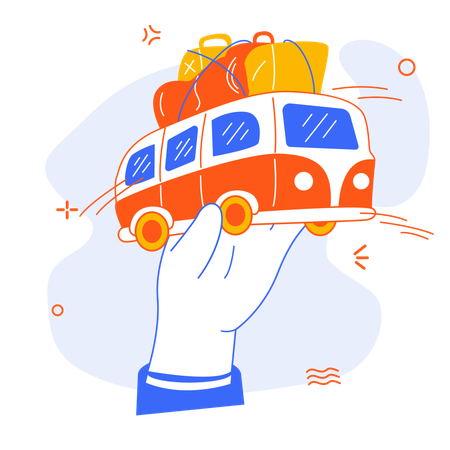 Travel Van  Illustration