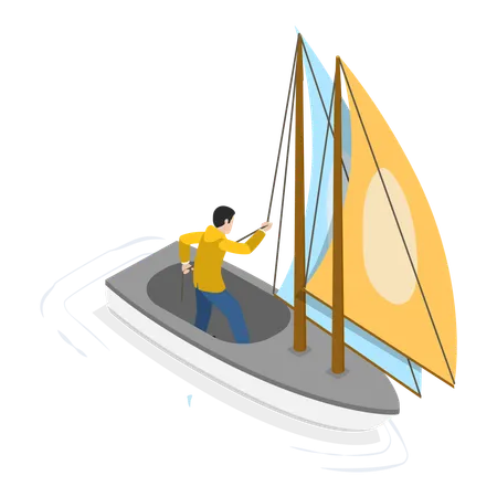 Travel Yachts  Illustration