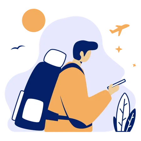 Traveling Planning  Illustration