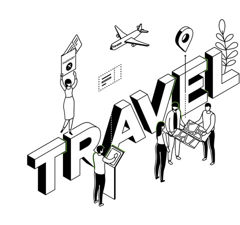 Travelling Illustration