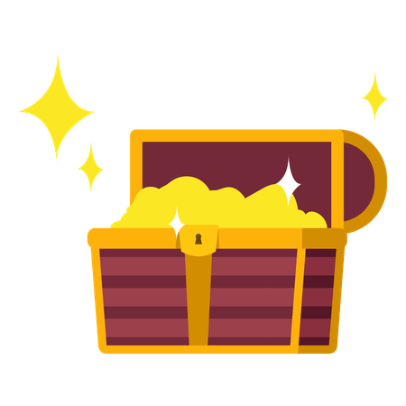 Treasure Chest  Illustration