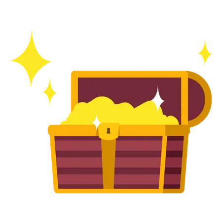 Treasure Chest  Illustration