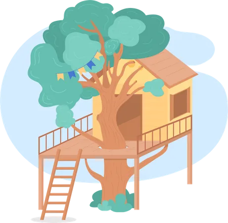 Tree house  Illustration