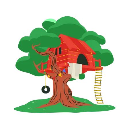 Tree house  Illustration