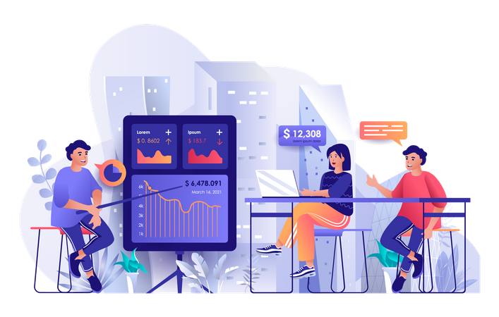 Treinamento Empresarial  Ilustração