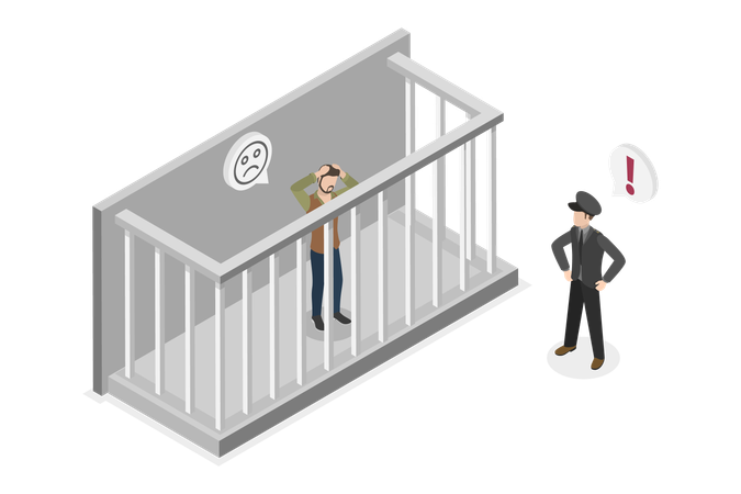 Tribunal and Imprisonment  Illustration