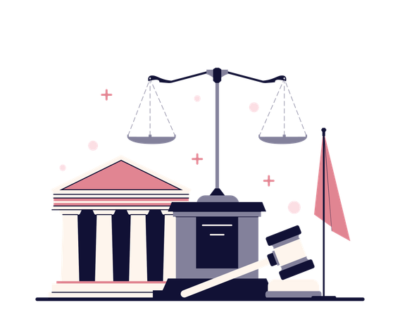 Corte de Justicia  Ilustración