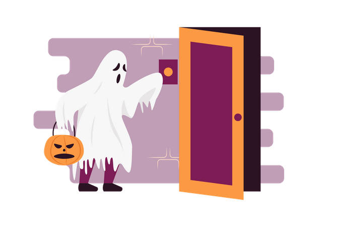 Trick or treat  Illustration