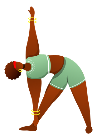 Trikonasana  Illustration