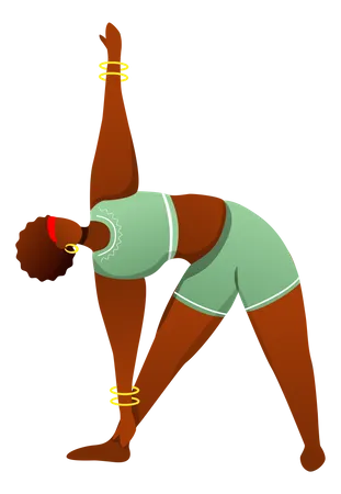 Trikonasana  Illustration