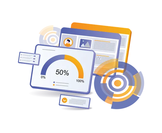 RPM vitesse de développement de l’analyse commerciale  Illustration