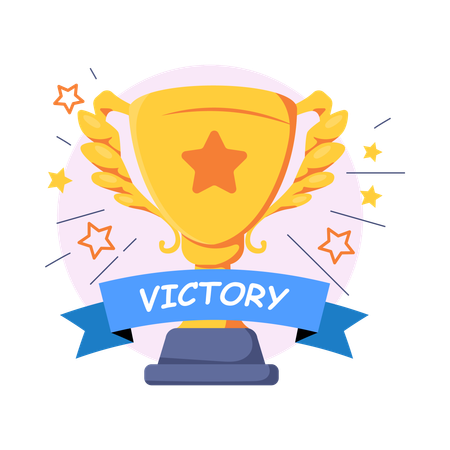 Troféu de premiação  Ilustração