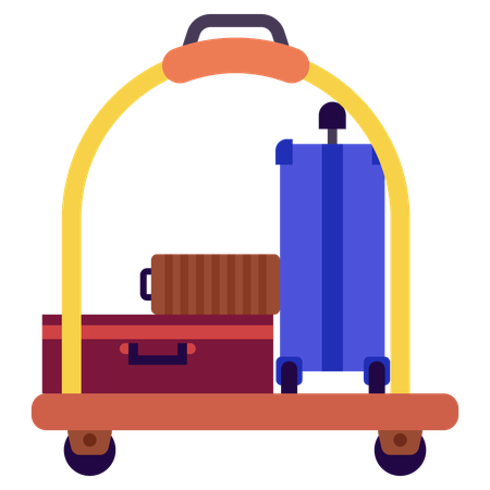 Trolley-Gepäck  Illustration