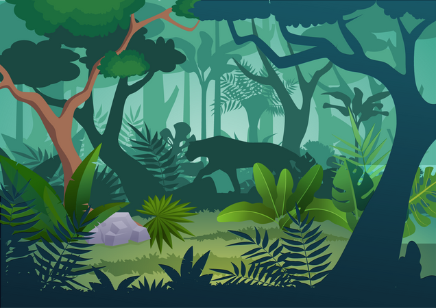 Tropical Forest  Illustration