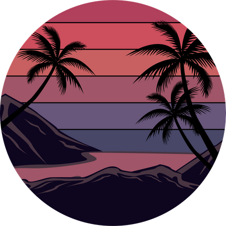 Tropical Paradise  Illustration