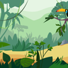 illustration for toucan bird