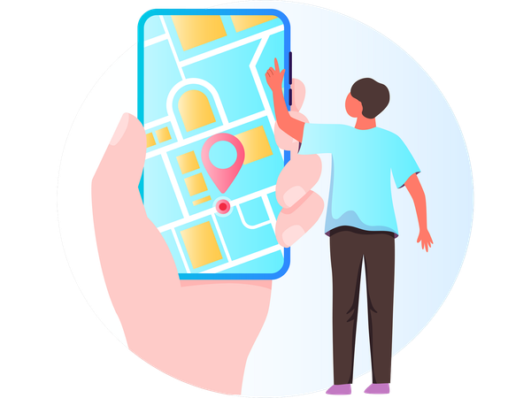 Trouver un emplacement  Illustration