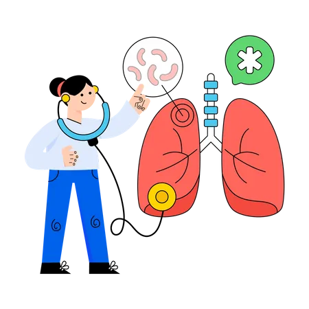 Tuberculosis  Illustration