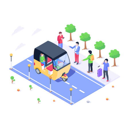 Tuk tuk  Ilustración