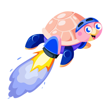 Tortue turbo  Illustration