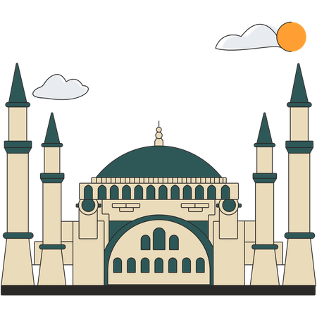 Turkey - Hagia Sophia  Illustration