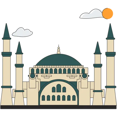 Turkey - Hagia Sophia  Illustration
