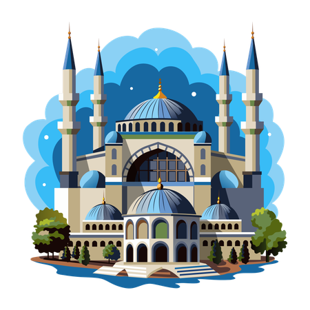 Turkey Mosque  Illustration