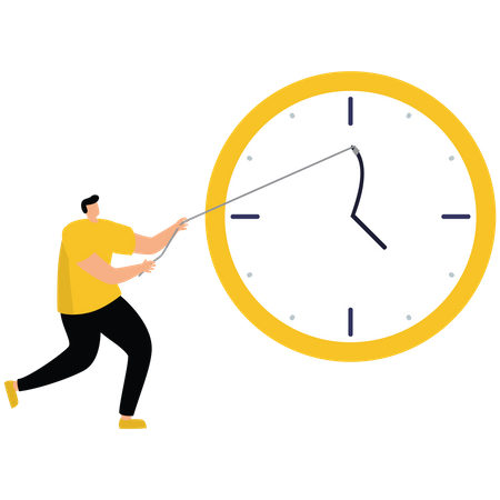 Turn back time to fix mistakes  Illustration