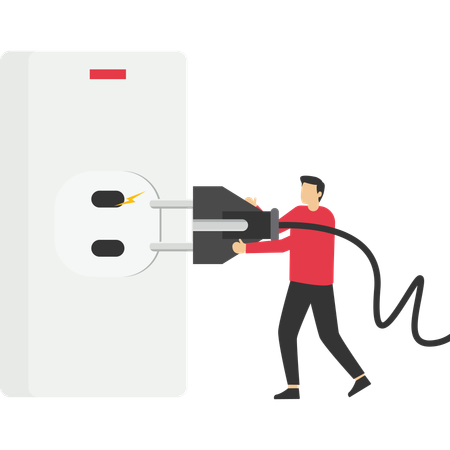 Turning On Or Off  Illustration