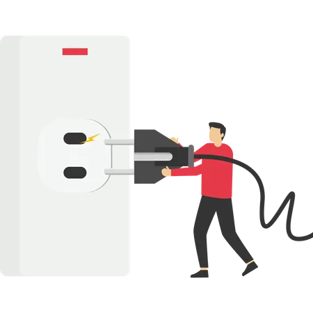 Turning On Or Off  Illustration